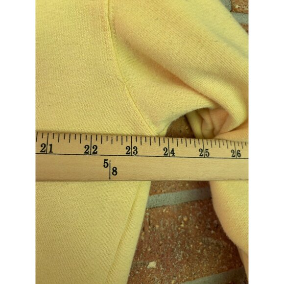 Vintage Northern Reflections Yellow Sweatshirt W/ Collar XL Embroidered Floral - Picture 9 of 12